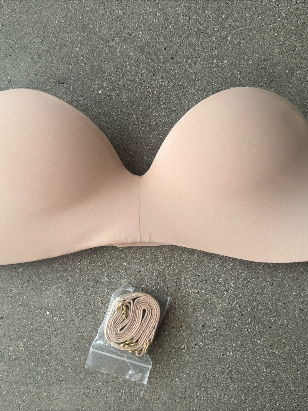 Pepper 34A Strapless Nude Bra with Removable Straps
